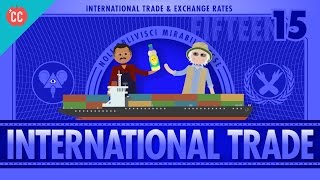 Imports Exports and Exchange Rates Crash Course Economics 15 [upl. by Yrac]