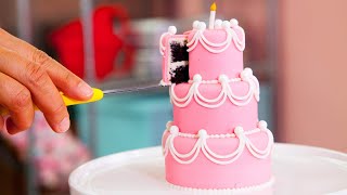 How To Make Five MINIATURE CAKES  PERFECT Beginner Fondant Cake  Yolanda Gampp  How To Cake It [upl. by Iaria546]