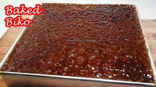 EASIEST YUMMY BAKED BIKO RECIPE [upl. by Hewe]