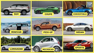 Different Types of Car Body Style  Every Car Shape Explained [upl. by Marguerite]