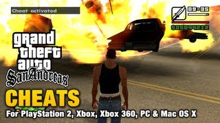 GTA San Andreas Cheats [upl. by Willi58]