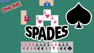 Spades online  Free card game [upl. by Driscoll300]