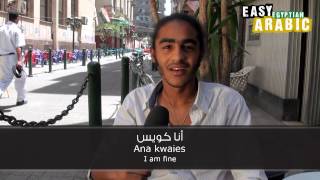 Easy Egyptian Arabic  Basic Phrases 1 [upl. by Nosniv]