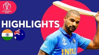 Dhawan Strikes Super Century  India vs Australia  Match Highlights  ICC Cricket World Cup 2019 [upl. by Grew]