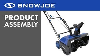 SJ627E  Snow Joe Electric Snow Thrower  Assembly Video [upl. by Ailegave67]