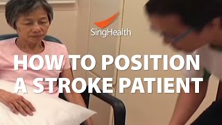 How To Position A Stroke Patient [upl. by Noremak]