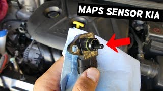 HOW TO REPLACE MAP SENSOR ON KIA FORTE K3 CERATO [upl. by Seiter482]