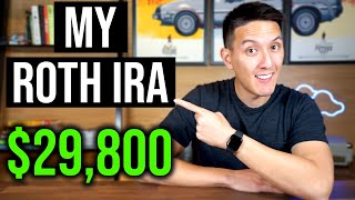 Revealing My Roth IRA Portfolio  How To Pick Investments for YOUR Roth IRA 2022 [upl. by Lohner]