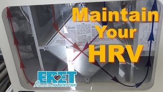 HRV maintenance How to clean heat recovery ventilation system [upl. by Eliot598]