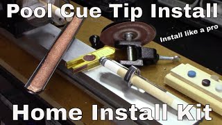 How To Install A Pool Cue Tip [upl. by Okimik]