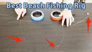 How To Tie The Ultimate Surf Fishing Rig Modified Dropper Rig [upl. by Ajtak]