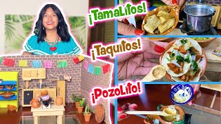 COMIDA MINIATURA MEXICANA🇲🇽 La Cocina Más Pequeña de México😱  CONNY MERLIN [upl. by Gyasi]