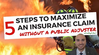 How to Get Homeowners Insurance to Pay for Property Damage Claim Without a Public Adjuster or Lawyer [upl. by Dominica703]