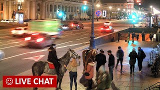 Like this LIVE CAM Nevskiy avenue St Petersburg Russia Невский пр СанктПетербург Гостиный двор [upl. by Aizirk]