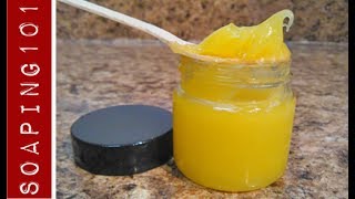 How to Make UnPetroleum Jelly  Soaping101 [upl. by Eirolav]