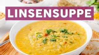 Rezept Leckere Linsensuppe mit Speck [upl. by Neih]