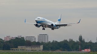 Late go around  Boeing 737 Enter Air  odejście na drugi krąg  Poznan Ławica [upl. by Nossaj17]