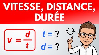 Comment calculer  VITESSE DISTANCE TEMPS   PhysiqueChimie collège lycée [upl. by Ayim]