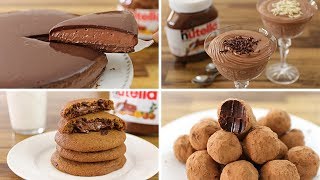 4 Easy Nutella Dessert Recipes [upl. by Amoeji937]