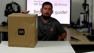 Monoprice Select Mini 3D Printer Beginners Guide Part 1  Unboxing [upl. by Ajnot]