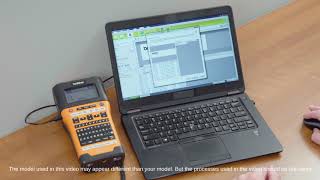 How to Use Ptouch Editor with Brother PTE550WVPPTP900 Series Professional Industrial Labellers [upl. by Lail734]