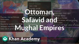 Ottoman Safavid and Mughal Empires  World History  Khan Academy [upl. by Aloz863]