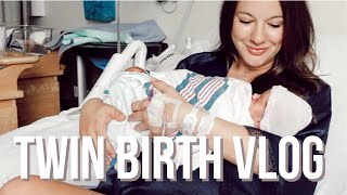 TWIN BIRTH VLOG  NATURAL DELIVERY  HEATHER FERN [upl. by Hans27]