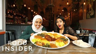 How To Eat Ethiopian Injera [upl. by Cirdahc]