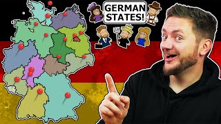 Every GERMAN State Explained Pronunciation amp Bundesländer [upl. by Rebliw]