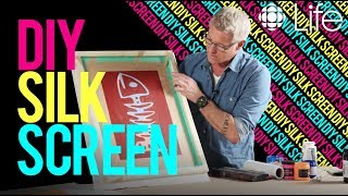 DIY Silk Screen  In The Studio with Steven Sabados  CBC Life [upl. by Ahsha]