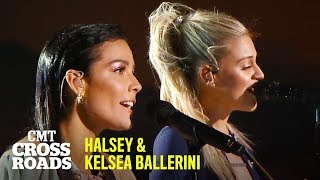 Halsey amp Kelsea Ballerini Perform Homecoming Queen  CMT Crossroads [upl. by Analat564]