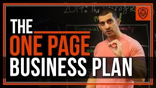 How to Write a One Page Business Plan [upl. by Hilel]