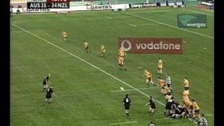 quotThe Greatest Game of Rugby Ever Playedquot  Wallabies Vs All Blacks Sydney 2000 [upl. by Aderf]