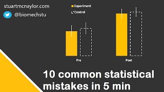 Ten Statistical Mistakes in 5 Min [upl. by Xenophon602]