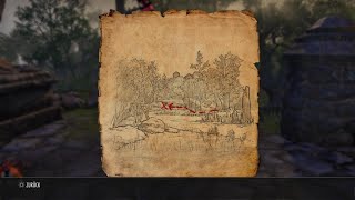 The Elder Scrolls Online Blackwood Treasure Map 5 V Dunkelforst Schatzkarte ESO PS5 [upl. by Wylie]