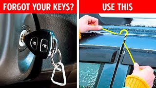 35 GENIUS CAR HACKS to save you and your transport everywhere [upl. by Willms16]