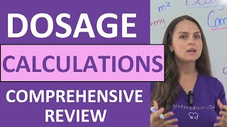 Dosage Calculations Nursing Practice Problems amp Comprehensive NCLEX Review [upl. by Indira]