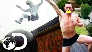 The Funniest And Most Painful Stunt Fails  You Have Been Warned [upl. by Atekram]