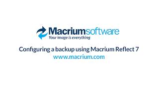 Configuring a Backup with Macrium Reflect [upl. by Aloap]