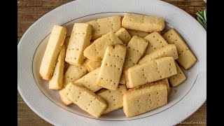 Homemade Shortbread Cookies [upl. by Inavoy183]