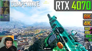 RTX 4070  Call of Duty Warzone 3  COMPETITIVE Settings [upl. by Calbert]