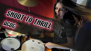 ACDC  Shoot to Thrill Drum cover by Elisa Fortunato [upl. by Anirbas]