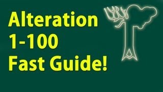 Alteration 1100 Guide Skyrim Fastest way to level [upl. by Fae]