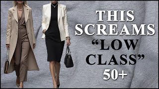 25 Things High Class Elegant Women Over 50 NEVER Wear [upl. by Hanaj]