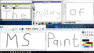 The History of MS Paint [upl. by Neerahs135]