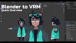 From Blender to VRM Prepare your own Vtuber Model [upl. by Luciano852]