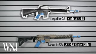 How Gunmakers Tweak Rifles to Get Around Assault Weapon Bans  WSJ [upl. by Inilam]