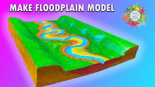 How to Make Floodplain Model With Thermocol [upl. by Cleopatre103]