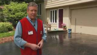 Lowes and QPR Professional Grade Driveway Sealer Instructional Video [upl. by Noitna927]