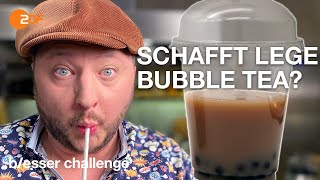 Tee Trauma Sebastian soll Bubble Tea selber machen  besser challenge [upl. by Notsuj]